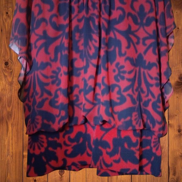 Style & Co Women's Size 3X Flutter Sleeve Pullover Tank Blouse Boho Witchy Lined - Picture 4 of 5